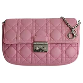 Dior-Dior Christian Dior Miss Dior Promenade bag in pink leather-Pink