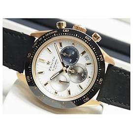 Zénith-ZENITH Chrono Master sports 18K rose gold Ref.18.3100.3600/69.C920 Genuine goods Mens-Black