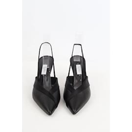 Max Mara-Leather Heels-Black