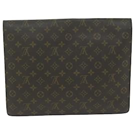 Louis Vuitton-Senador do documento Louis Vuitton Porte-Marrom