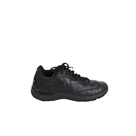 Prada-Leather sneakers-Black