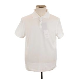 Saint Laurent Polo de algodón Blanco