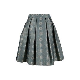 Red Valentino Jacquard Pleated Mini A-Line Skirt Multiple colors
