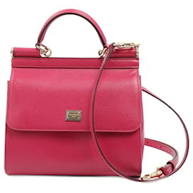 Dolce & Gabbana-DOLCE & GABBANA Handtaschen Leder-Pink