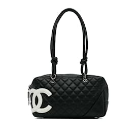 Chanel-Bolsa de ombro Chanel Cambon Ligne preta-Preto