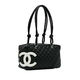 Chanel-Black Chanel Cambon Ligne Shoulder Bag-Black