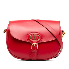 Dior-Red Dior Medium Bobby Crossbody Bag-Red