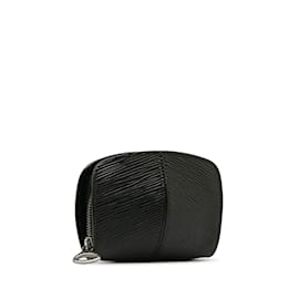 Louis Vuitton-Black Louis Vuitton Epi Z Portefeuille Wallet Coin Pouch-Black