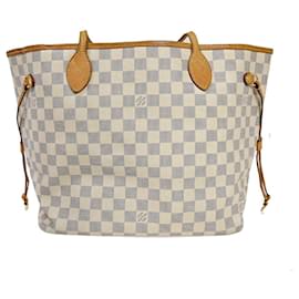 Louis Vuitton-Louis Vuitton Neverfull MM-Bianco