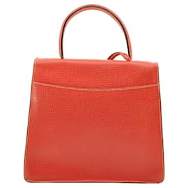 Loewe-LOEWE Hand Bag Leather 2Way Red Auth am2234S-Red