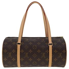 Louis Vuitton-Louis Vuitton Monogram Papillon 30 Hand Bag M51385 LV Auth am4618-Brown