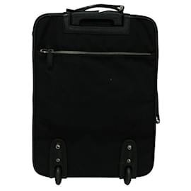 Prada-Black Nylon Suitcase-Black