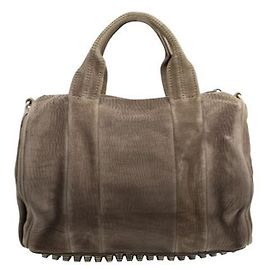 Alexander Wang Textured Smoke Rocco Mini Duffel Grey
