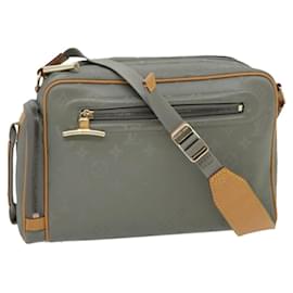 Louis Vuitton-LOUIS VUITTON Monogram titanium Camera Bag Shoulder Bag Gray M43884 Auth ak180A-Grey