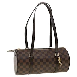 Louis Vuitton-LOUIS VUITTON Damier Ebene Papillon 30 Hand Bag N41210 LV Auth 31858A-Brown