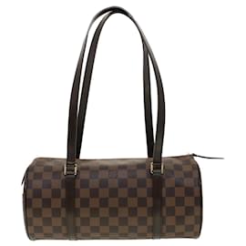 Louis Vuitton-LOUIS VUITTON Damier Ebene Papillon 30 Hand Bag N41210 LV Auth 31858A-Brown