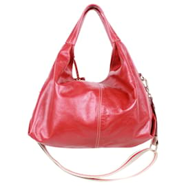 Furla-Burgundy Bag with Strap-Red,Dark red