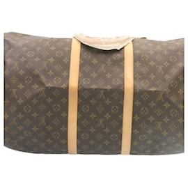 Louis Vuitton-Louis Vuitton Monogram Keepall Bandouliere 60 Boston Bag M41412 LV Auth 27538-Brown