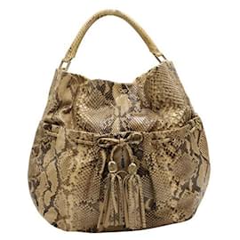 Anya Hindmarch-Big Snakeskin Tote Bag with Tassels-Other
