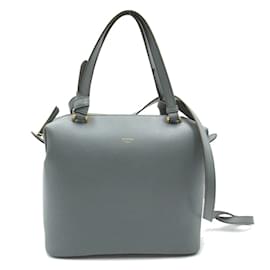 Autre Marque-Leather Soft Cube Handbag-Other