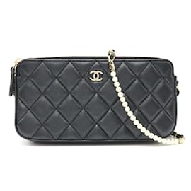 Chanel-CC Matelasse Double Zip Crossbody Bag-Other