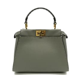 Autre Marque-Mini Peekaboo Leather Handbag 8BN244-Other