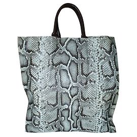 Giorgio Armani Schlangenleder-Einkaufstasche Andere