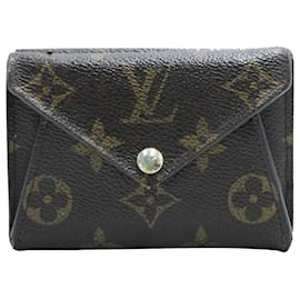 Louis Vuitton-Kompakte Brieftasche aus Monogramm-Segeltuch-Mehrfarben,Andere