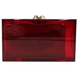 Charlotte Olympia-Red Spider Clutch-Red