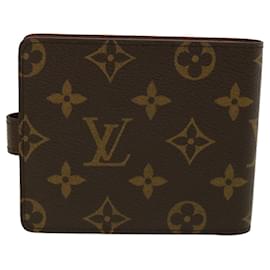 Louis Vuitton-LOUIS VUITTON Monogram Carnet Note Note Cover LV Auth 31397EIN-Braun
