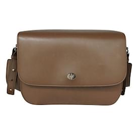 Loro Piana-Brown Artemis Leather Shoulder Bag-Brown