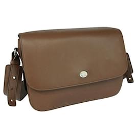 Loro Piana-Brown Artemis Leather Shoulder Bag-Brown