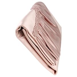 Valentino-Geraffte Clutch in Hellrosa-Pink