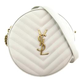 Autre Marque-Monogram Matelasse Vinyle Round Crossbody Bag 610436-Other