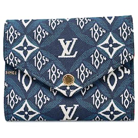 Louis Vuitton-Louis Vuitton Blue Since 1854 Victorine Wallet-Blue