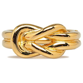 Hermès-Anel de lenço Hermes Gold Regate-Dourado