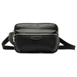 Riñonera exterior Louis Vuitton Taiga negra Negro