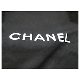 Chanel-chanel canvas travel clothing cover-Black