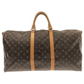 Louis Vuitton-Louis Vuitton Keepall Bandouliere 55-Marrom