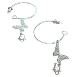 Cerchi con monogramma a farfalla Dior Argento