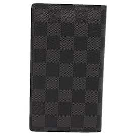 Louis Vuitton-LOUIS VUITTON Damier Graphite Agenda Poche Note Cover R20975 LV Aut 65231-Altro