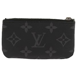 Louis Vuitton-LOUIS VUITTON Monogram Eclipse Reverse Pochette Cles Geldbörse M80905 LV Auth 65227S-Andere