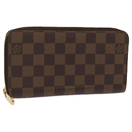 Louis Vuitton-LOUIS VUITTON Damier Ebene Portafoglio Zippy Portafoglio Lungo N41661 LV Aut 65229-Altro