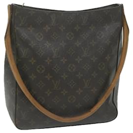 Louis Vuitton-LOUIS VUITTON Monogram Looping GM Shoulder Bag M51145 LV Auth 65183-Monogram