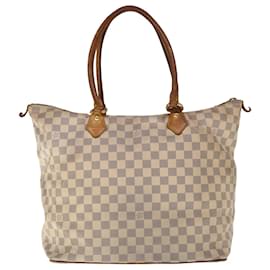 Louis Vuitton-LOUIS VUITTON Damier Azur Saleya GM Tote Bag N51184 Auth LV 65493-Autre