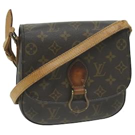 Louis Vuitton-LOUIS VUITTON Monogram Saint Cloud MM Shoulder Bag M51243 LV Auth 65631-Monogram