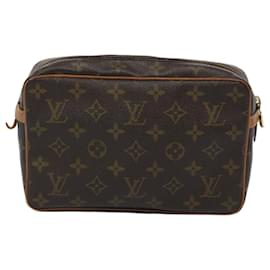 Louis Vuitton-Louis Vuitton Monogram Compiegne 23 Clutch Bag M51847 LV Auth am5683-Monogram