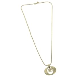 Christian Dior-Christian Dior Necklace metal Gold Auth am5776-Golden