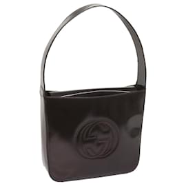 Gucci-GUCCI Shoulder Bag Leather Brown 000 1186 0506 auth 65908-Brown