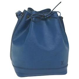 Louis Vuitton-LOUIS VUITTON Epi Noe Schultertasche Blau M44005 LV Auth 63357-Blau